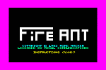 Fire Ant - C64 Screen
