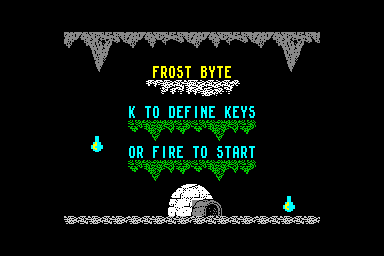 Frost Byte - C64 Screen