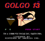 Golgo 13: Top Secret Episode - NES Screen