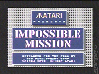 Impossible Mission - Atari 7800 Screen