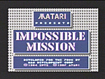 Impossible Mission - Atari 7800 Screen