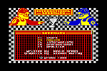 International Speedway - C64 Screen