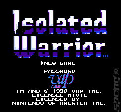 Isolated Warrior - NES Screen