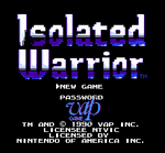 Isolated Warrior - NES Screen