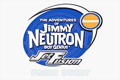 Jimmy Neutron Jet Fusion - GBA Screen