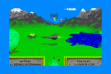 Last Warrior, The - C64 Screen