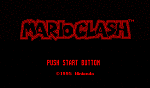 Mario Clash - Nintendo Virtual Boy Screen