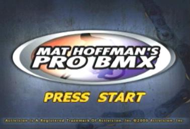 Mat Hoffman�s Pro BMX - PlayStation Screen