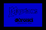Maziacs - C64 Screen