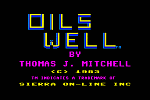 Oil's Well - C64 Screen