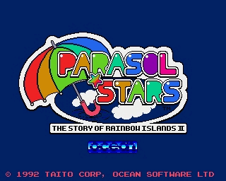 Parasol Stars - Amiga Screen