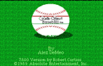 Pete Rose Baseball - Atari 7800 Screen