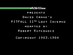 Pitfall II: Lost Caverns - Colecovision Screen