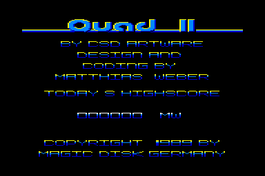 Quad 2 - C64 Screen