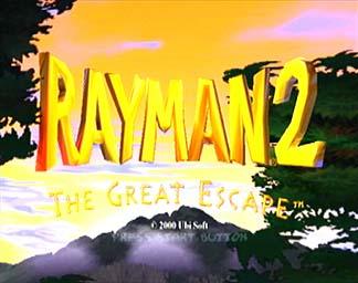 Rayman 2: The Great Escape - Dreamcast Screen