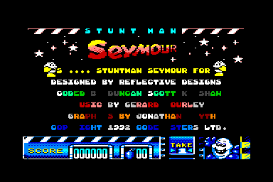 Seymour: Stunt Man Seymour - C64 Screen