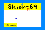 Skier-64 - C64 Screen