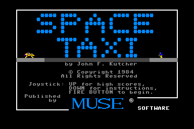 Space Taxi - C64 Screen