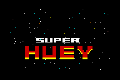 Super Huey UH-IX - C64 Screen