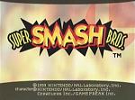 Super Smash Brothers - N64 Screen