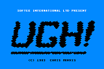 UGH! - C64 Screen