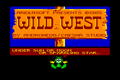 Wild West - C64 Screen