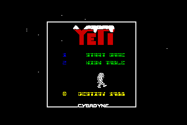 Yeti - C64 Screen