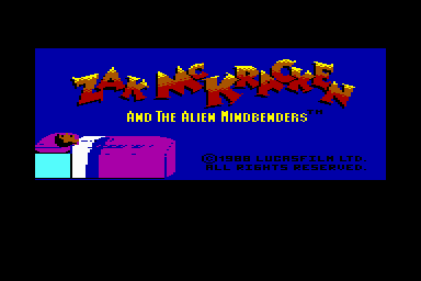 Zak Mckracken and the Alien Mindbenders - C64 Screen