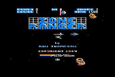Zone Ranger - C64 Screen