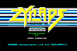 Zynaps - C64 Screen